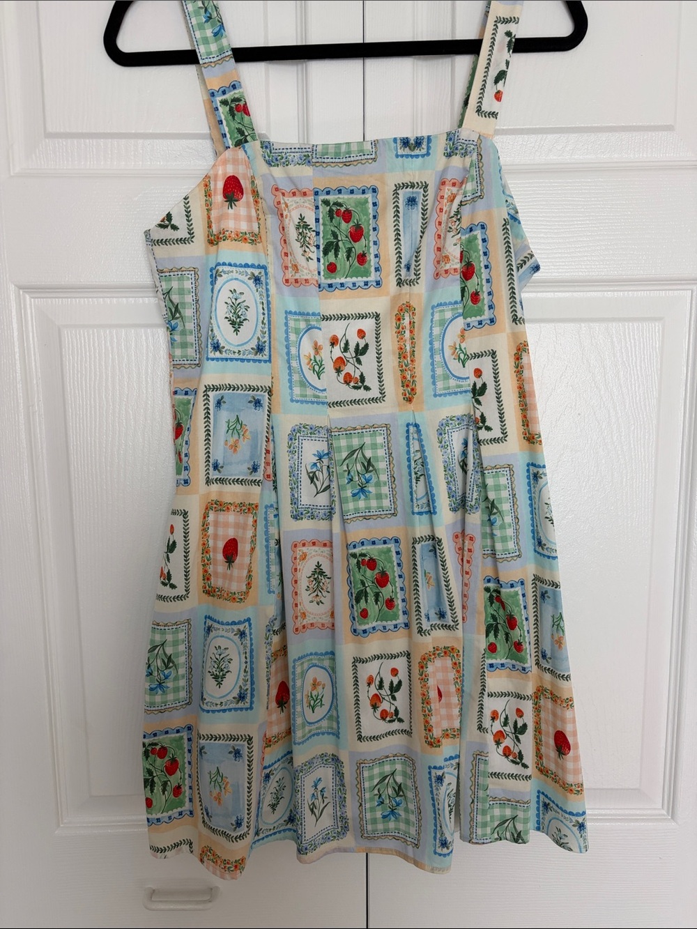Hunter Flower Stamp Print Dress